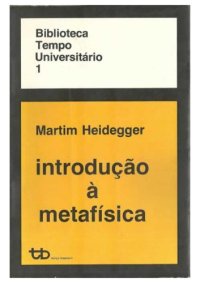 cover of the book Introdução à metafísica