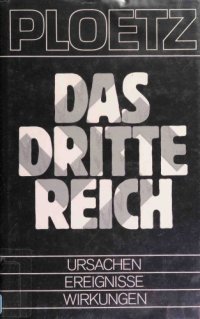 cover of the book Das Dritte Reich. Ursprünge, Ereignisse, Wirkungen