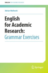 cover of the book English for Academic Research: Grammar Exercises