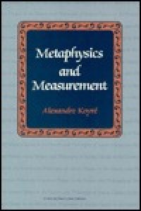 cover of the book Metaphysics And Measurement: Essays In Scientific Revolution