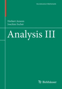 cover of the book Analysis III