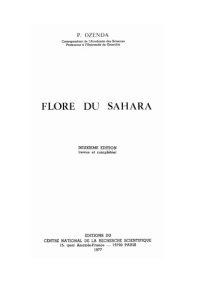 cover of the book Flore et végétation du Sahara