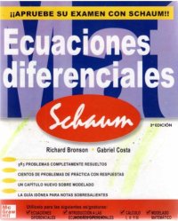 cover of the book Ecuaciones diferenciales schaum