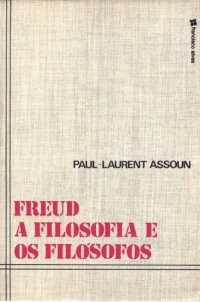 cover of the book Freud: A filosofia e os filósofos