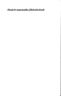 cover of the book Diszkrét matematika főiskolásoknak