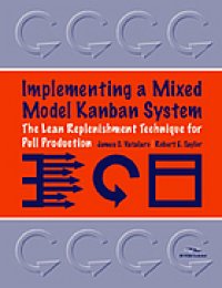 cover of the book Implementing a mixed model Kanban system the lean replenishment technique for pull production