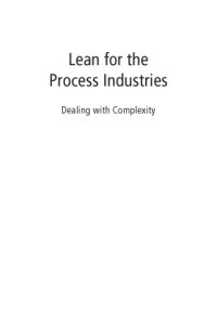 cover of the book Lean for the process industries: dealing with complexity