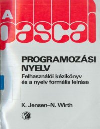 cover of the book A pascal programozási nyelv