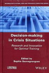 cover of the book Decision-making in crisis situations: research and innovation for optimal training