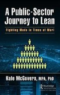 cover of the book A public-sector journey to lean: fighting muda in times of muri