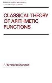 cover of the book Classical Theory of Arithmetic functions