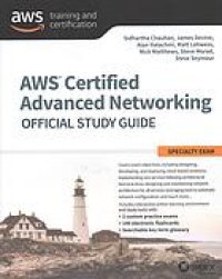 cover of the book AWS certified advanced networking: official study guide specialty exam