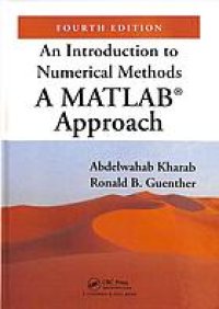 cover of the book An introduction to numerical methods: a MATLAB approach