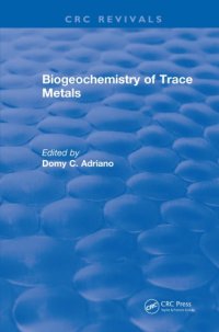 cover of the book Biogeochemistry of trace metals