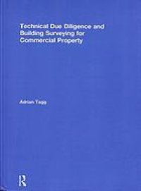 cover of the book Technical due diligence and building surveying for commercial property