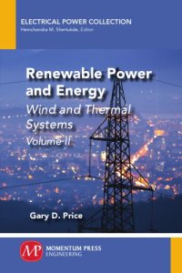 cover of the book Renewable Power and Energy, Volume II: Wind and Thermal Systems