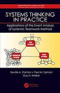 cover of the book Systems thinking in practice: applications of the event analysis of systemic teamwork method