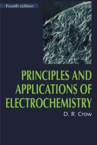 cover of the book Principles and applications of electrochemistry