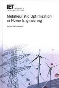 cover of the book Metaheuristic optimization in power engineering