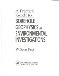 cover of the book A practical guide to borehole  geophysics in evinronmental investigations