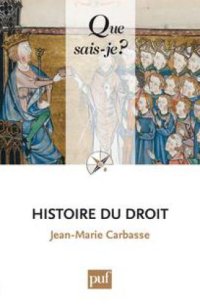 cover of the book Histoire du droit