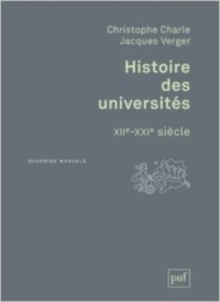 cover of the book Histoire des Universités. XIIe - XXIe siècle