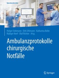 cover of the book Ambulanzprotokolle chirurgische Notfälle