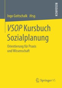 cover of the book VSOP Kursbuch Sozialplanung: Orientierung für Praxis und Wissenschaft