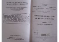 cover of the book Ideologie și formațiuni de dreapta în România