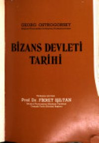 cover of the book Bizans devleti tarihi