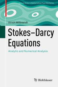 cover of the book Stokes–Darcy Equations: Analytic and Numerical Analysis