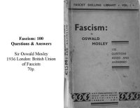 cover of the book Fascism: 100 questions asked and answered