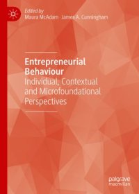 cover of the book Entrepreneurial Behaviour: Individual, Contextual and Microfoundational Perspectives