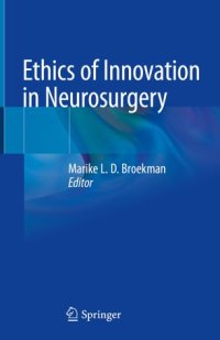 cover of the book Ethics of Innovation in Neurosurgery