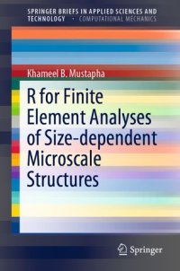 cover of the book R for Finite Element Analyses of Size-dependent Microscale Structures