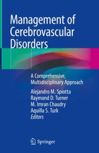 cover of the book Management of Cerebrovascular Disorders: A Comprehensive, Multidisciplinary Approach