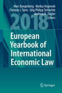 cover of the book European Yearbook of International Economic Law 2018