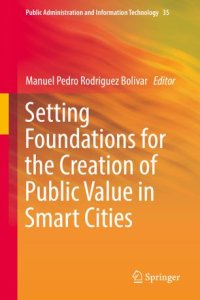 cover of the book Setting Foundations for the Creation of Public Value in Smart Cities