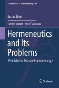 cover of the book Hermeneutics and Its Problems: With Selected Essays in Phenomenology