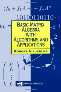 cover of the book Basic Matrix Algebra with Algorithms and Applications