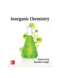 cover of the book Inorganic Chemistry for IIT JEE main and advanced McGraw Hill Education Rajni Garg Randhir Singh