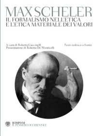 cover of the book Il formalismo e l’etica materiale dei valori