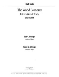 cover of the book Study Guide to Accompany The World Economy: International Trade