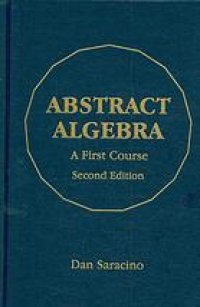 cover of the book Abstract algebra: A first course