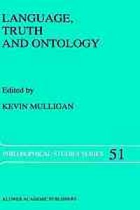 cover of the book Language, truth and ontology