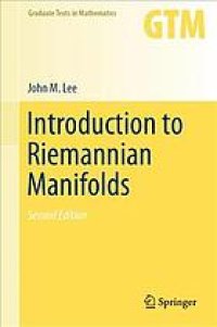 cover of the book Introduction to Riemannian manifolds