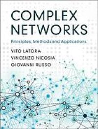 cover of the book Complex networks: Principles, methods and applications