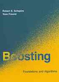 cover of the book Boosting: foundations and algorithms