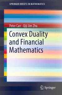 cover of the book Convex duality and financial mathematics