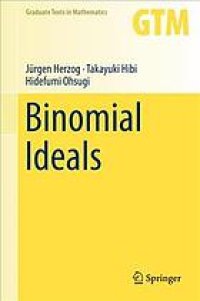 cover of the book Binomial ideals